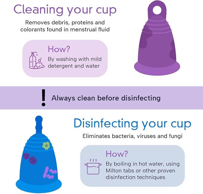 Most Customizable Menstrual Cup with Ring Handle | MeLuna Me Luna | Comfortable Period Cup Reusable Cup | Tampon Pad Alternative for Low Cervix | Shorty