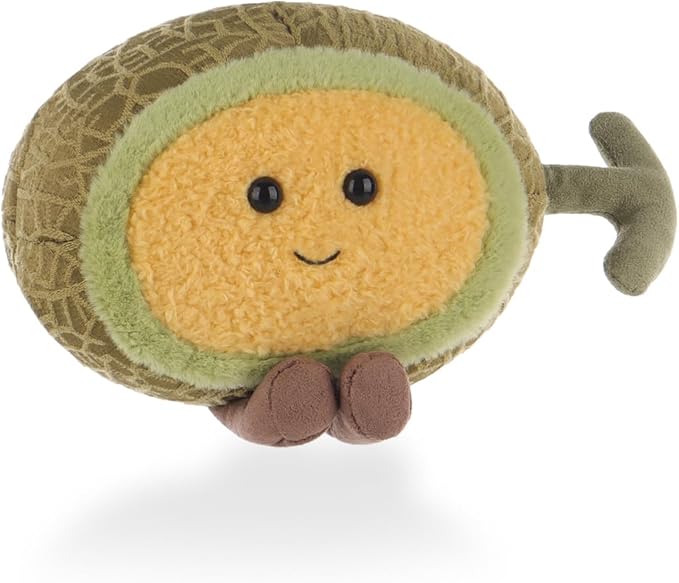 Apricot Lamb Fresh Cantaloupe Stuffed Animals for Kids, Soft Cute Plush Toys for Baby Girl and Boy, 7 Inches