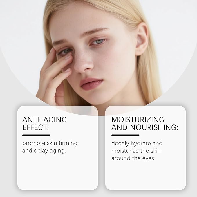 Eye Primer Eyeshadow Base,Instant Eye Tightener,Instant Firming Primer,Gentle Skin Care Moisturizing Eye Tightener Cream With Brush Finstant Firm-Ing Formula For Fine Lines And Wrinkles