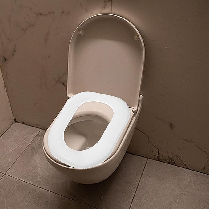 TOYANDONA Portable Toilet Seat Cover with Pu Waterproof Cushion Space-Saving Travel Toilet Seat Pad for Soft and Comfortable for Boys