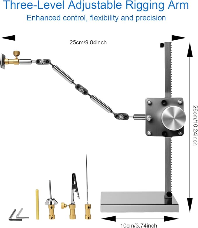 Stop Motion Armature Kits,Stop Motion Animation Rigging and Winder, with 5 Connectors for Animators, Time-Lapse, Product Photography, and Creative Projects (26CM)