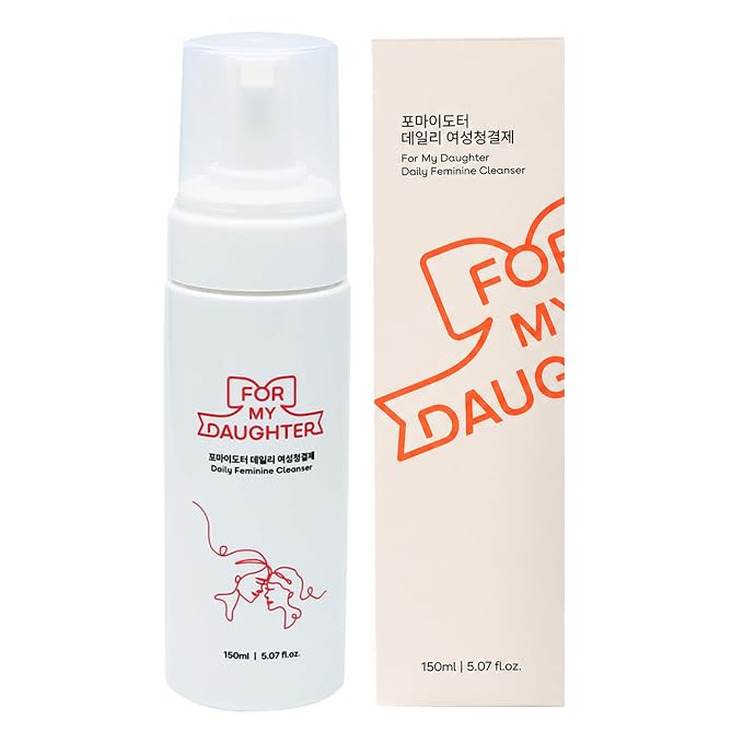 for my daughter Moisture Feminine Wash | Gentle Foam Wash with HPA Complex & | pH Balanced for Intimate Hygiene | Dermatologist-Tested – 150ml (5.07oz)