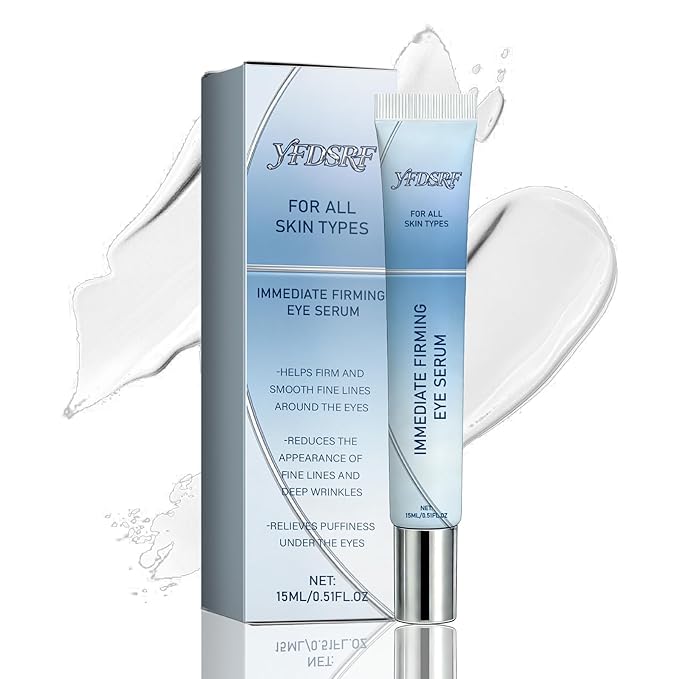 Rapid Reduction Eye Serum for Under-Eye Bags & Wrinkles - Visibly Minimizes Puffiness & Fine Lines, Anti-Aging Serum for Face with Temporary Lifting Effect, Full Size Formula (1)