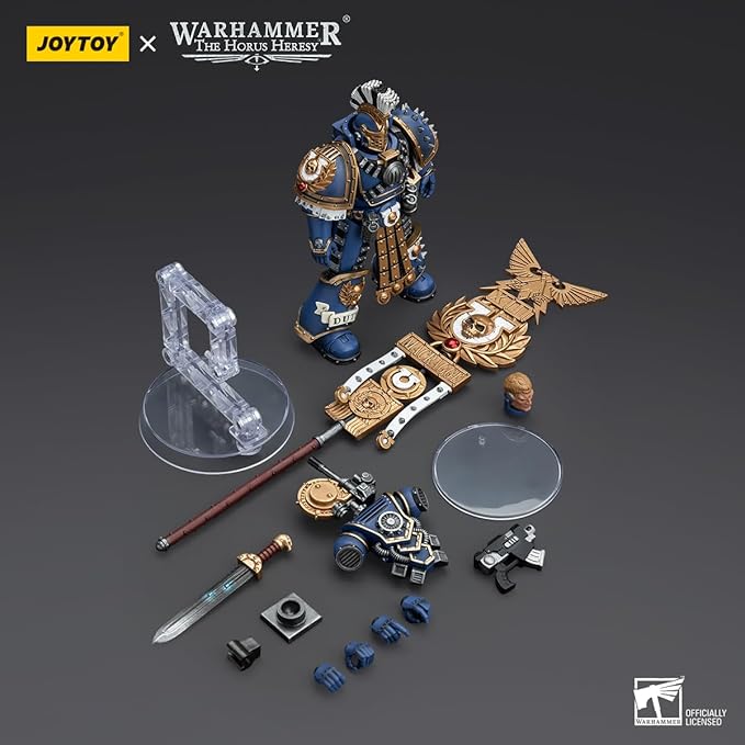 JOYTOY Warhammer The Horus Heresy Ultramarines Remus Ventanus, 1:18 Scale Action Figure Mecha Joy Toy Collection Model 5.4in