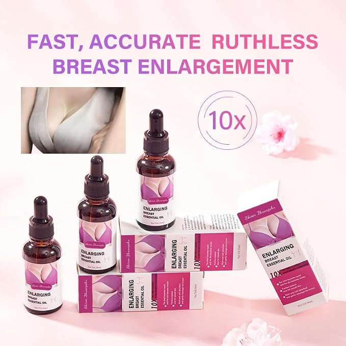 Natural Breast Care Oil & Firming Serum – Organic Essence for Women – Nourishing Massage Oil for Skin Elasticity & Tightening Appearance (2)