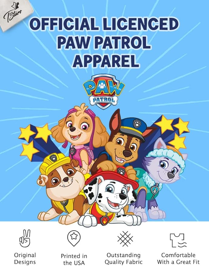 Big Brother Paw Patrol T-Shirt for Toddlers - Featuring Rubble, Chase, & Marshall - Sibling Gift Shirt