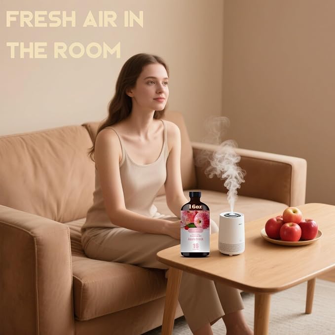 Apple Essential Oil, Apple Oil for Diffuser, Humidifier, DIY Candle, Soap, Fresh Scent, Home, Cleaning, Gift Ready,Apple Fragrance Oil - MLYNKL Essential Oils (16.33 fl oz / 490ml)