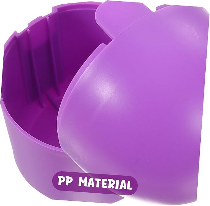 Homoyoyo 4pcs Portable Microwave Cleaning Holder for Cups Storage Box for Travel and Home Use