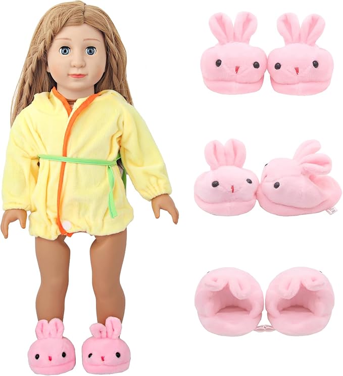 20 Pcs 18 inch Doll Accessories , 5 Pairs of Doll Shoes, 4 Pairs of Doll Socks, 1Pc Toy Sunglasses,1Pcs Necklace, Good Gift Holiday Best Gift Present for Girls, Kid