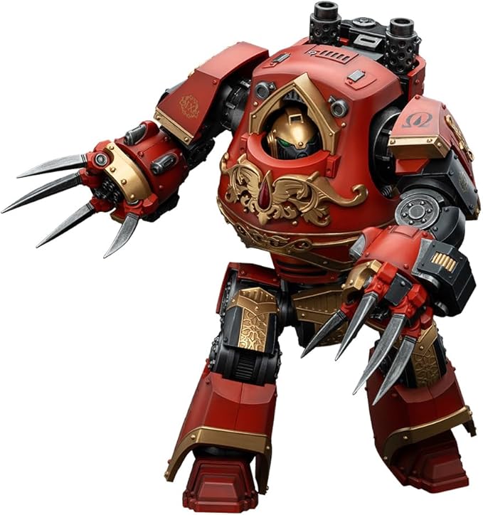 JOYTOY Warhammer 40,000 1/18 Action Figure Blood Angels Contemptor-Incaendius Dreadnought Collection Model Birthday Gifts