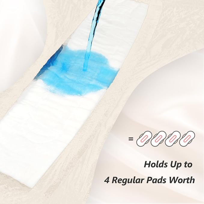 MOLLIS Disposable Period Underwear for Women, Postpartum Panties, Maternity Knickers Heavy Flow Leak Proof, Unscented, Beige, Large/X-Large, 16 Count
