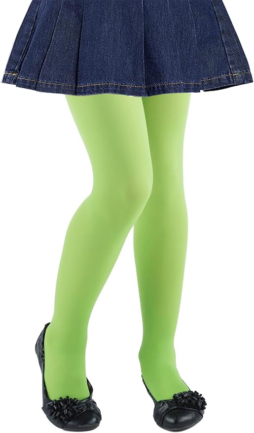 CHUNG Girls Footed Tights Light Weight Stretchy 60D Multi Candy Color Stage Play Costumes 2-12Y