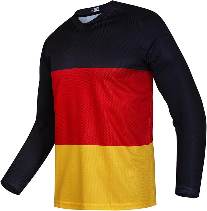 Weimostar Dirt Bike Jersey Youth Long Sleeve Off-Road Motocross Downhill Cycling t Shirt MTB Bicycle Biking Top for Boy Girl