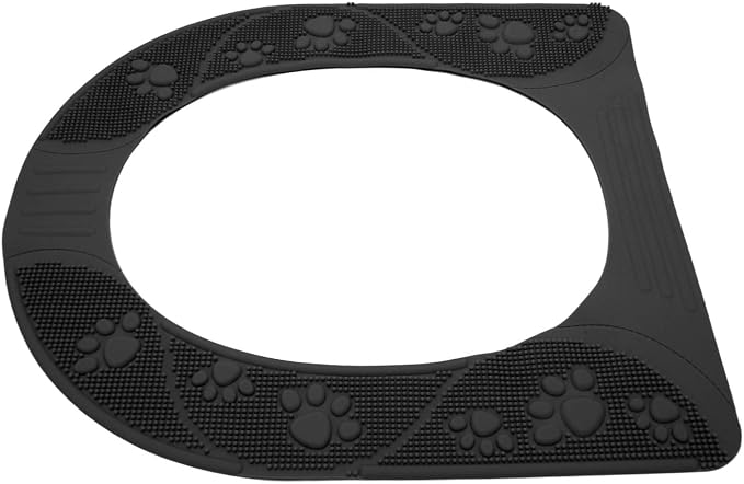 POCREATION Reusable Toilet Seat Cover, Universal Silicone Toilet Seat Cover Non Slip Washable Pad Warm for Elderly Children Light Thick (Gray)