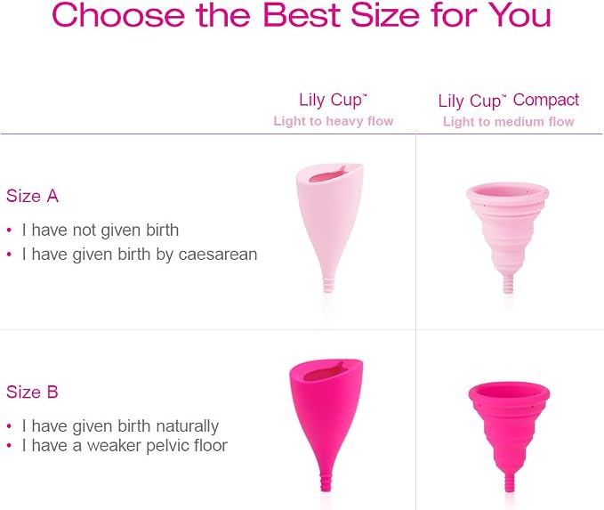 Intimina Lily Cup Size A - Ultra-Soft Menstrual Cup, Reusable Period Protection for up to 12 Hours, Medical-Grade Silicone Women’s Period Care