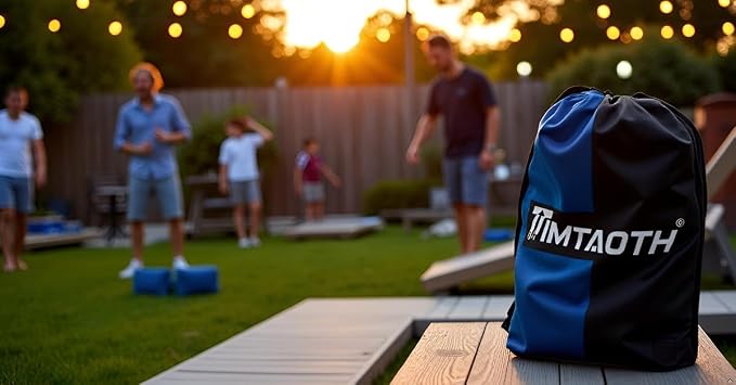 Dual Sided Corn Hole Bags Professional Cornhole Bags Set of 8 Regulation Corn Hole Bean Bags Slick and Stick