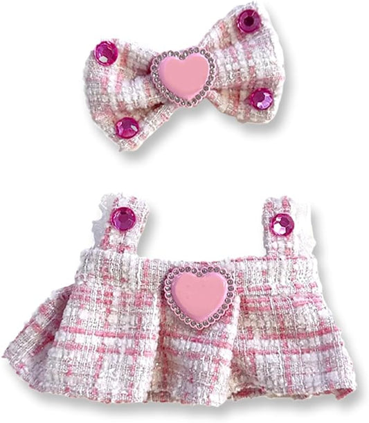 17 cm Doll Clothes - 6.7 Inches Cute Dolls Dress - Premium Fashion Accessories, Luxury Chic Doll Clothes & Style Bundle,Gifts for Lovers(Style J)