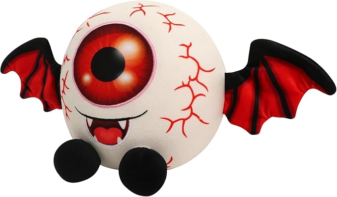 Halloween Plush Toys, Stuffed Animal Plush Pillow, Eyes Bats Halloween Plushies Toys for Adults and Kids, Birthday Party Home Decor