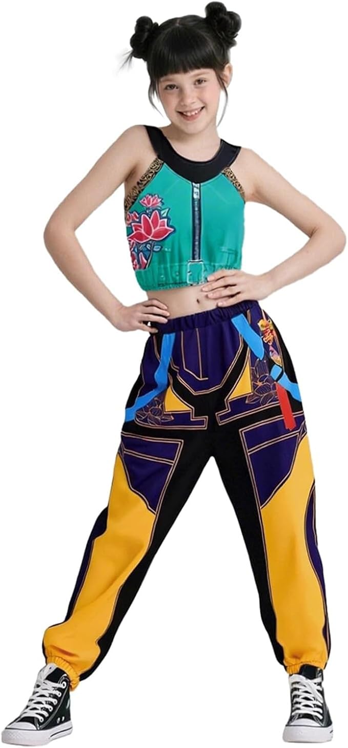 K Pop Costume Zoey Rumi Mira Outfits for Girls, Korea Idol Cosplay Cloth Birthday Gift