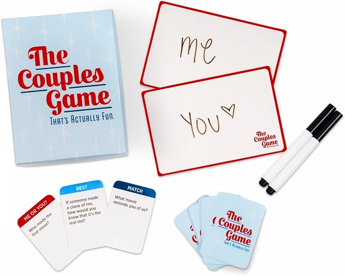 DSS Games The Couples Game That's Actually Fun [Date Night, Idea, Relationship Card Game, Pair Activity, Prime Deal, 2 Players for Adults, Gift for Her, Gift for Him]