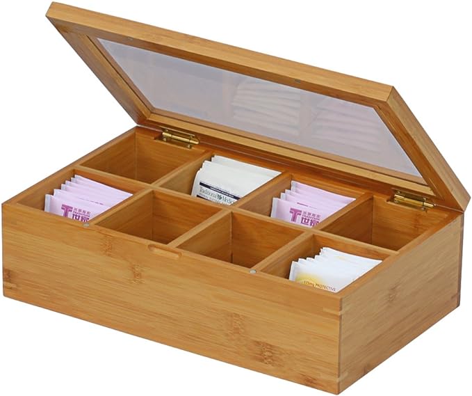Oceanstar Bamboo Tea Box