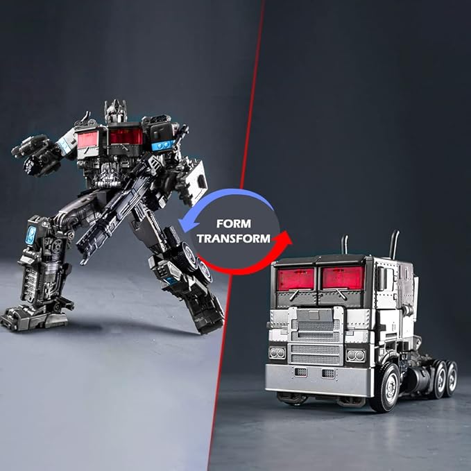 Deformation Action Figure Toy, Portable Car Model Alloy Deformed Robot Toy Gift for Kids Boys and Girls (7.08 inches)