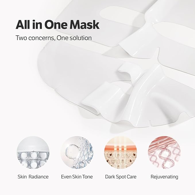 SUNGBOON EDITOR Deep Collagen Niacin-Vita C Overnight Mask | Brightening & Wrinkle Care Mask | 2,160,000PPB Collagen + Niacinamide + Vita C | Korean Skincare, 4ea | Valentines Day Gifts for Woman