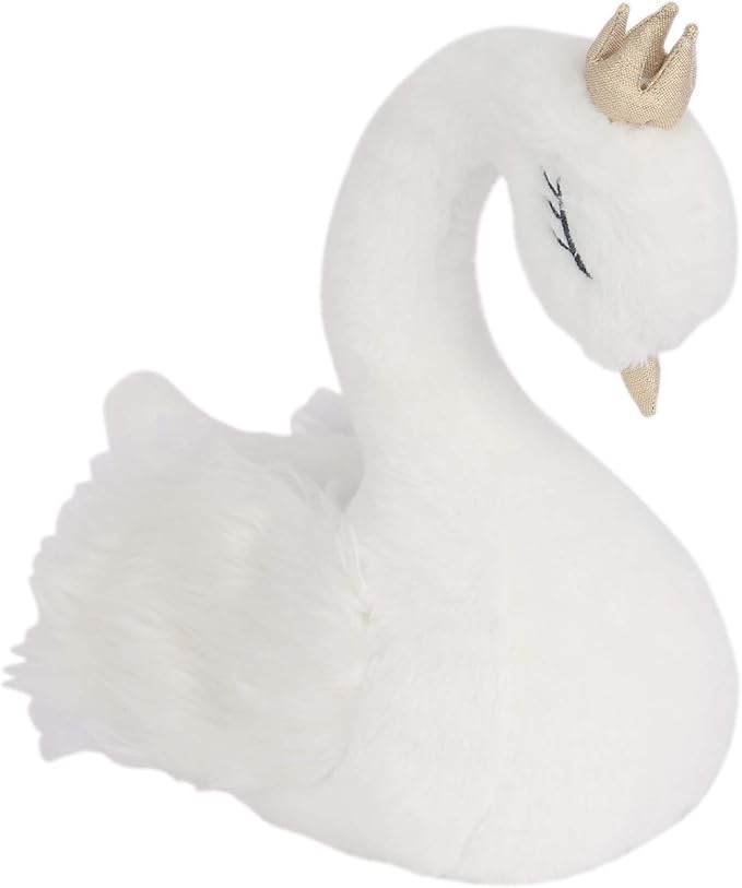 Lambs & Ivy Signature Swan Princess Plush White Stuffed Animal Toy - Princess
