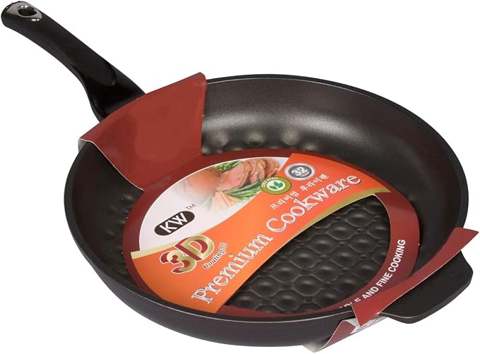 3D Marble Non-Scratch, Non-Stick Coating Fry Pan, Made in Korea. (32cm)