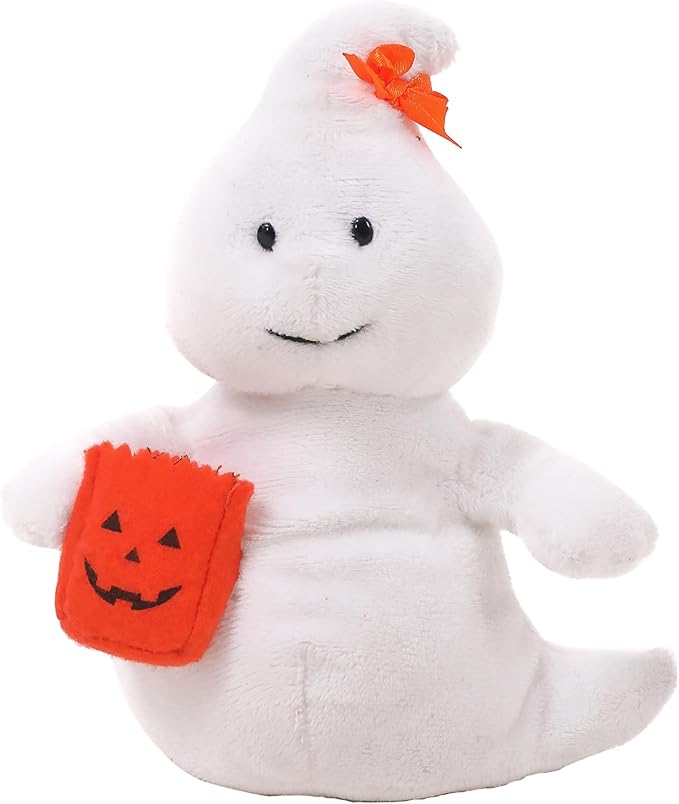 Spooky Halloween Ghost Stuffed Animal - Hauntingly Adorable Soft Ghost Plush Toy - Perfect Halloween Decor & Gift for All Ages - Limited Edition Collectible - 7 inch (Haunting Ghost)