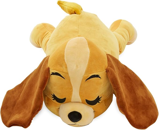 DISNEY STORE Cuddleez Plush - Lady - Big Plush - Super Soft & Huggable Toy for Fans & Kids of All Ages - Perfect Collectible Gift, Plushy