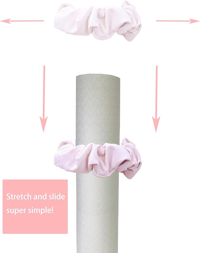 Yoga Mat Scrunchie - Yoga Mat Strap Band - Fits Most Size Mats (Not Suitable for Overly Thick Mats)