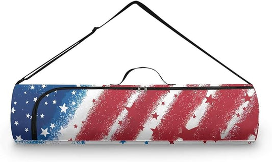 Yoga Mat Bag with Adjustable Shoulder Strap and Handle Zipper, 30in Wide x 6.3in Diameter for Yoga Mat Storage