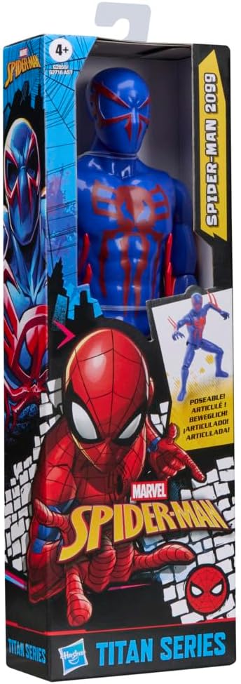 SPIDER-MAN Marvel Titan Series 2099 Action Figure, 12-Inch-Scale (30 cm) Super Hero Toys for Kids Ages 4+