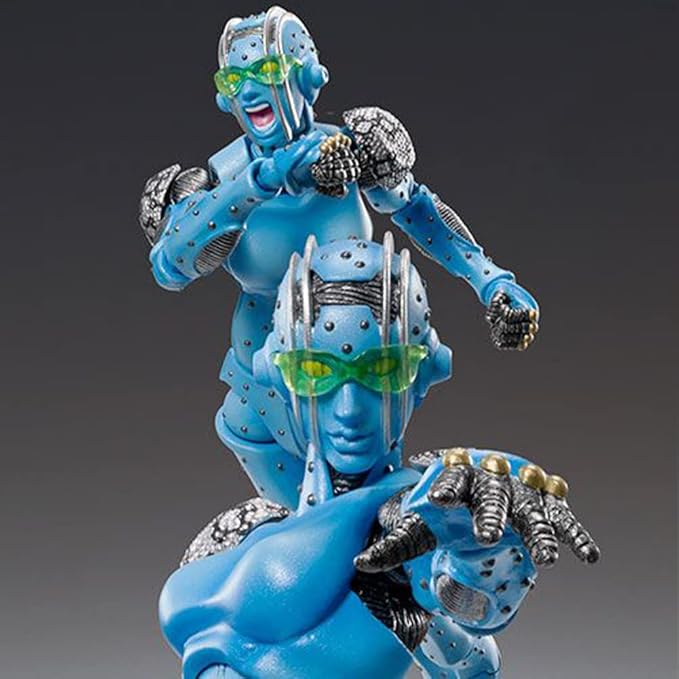 Stone Free Action Figure Movable Anime Figures 5.9" JJBA Super Action Statue Cujoh Jolyne Figurine Models Desktop Decoration Collections