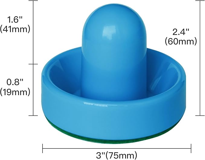 Rechargeable Hover Air Hockey Puck and Paddles, Hover Puck for Any Flat Surface, 2Pcs Air Hockey Strikers