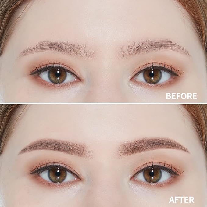ETUDE Drawing Eye Brow, Eyebrow Pencil, Microblading, Long Lasting, Soft Textured Natural Daily Look, Korean Makeup, Beauty, Dark Brown (0.008 Ounce)