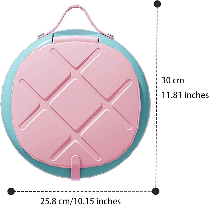 PVC Portable Potty, Children's Foldable Toilet, Baby Travel Urinal (Pink)