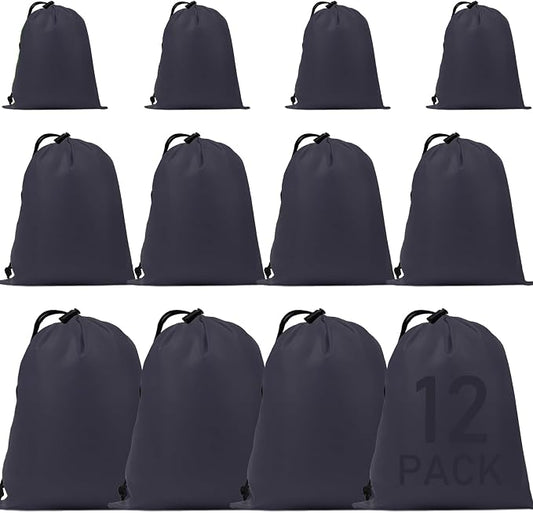 iMucci Upgrade Drawstring Bag Sack Nylon Bag Ditty Bag for Gym Traveling, Hiking, Yoga, Shopping