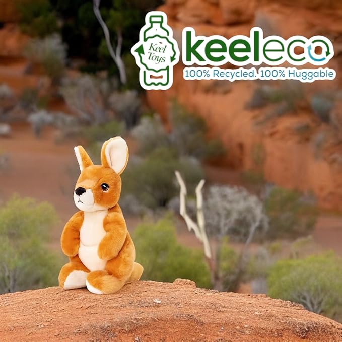 Deluxe Paws 100% Recycled Plush Eco Toys (Wallaby)