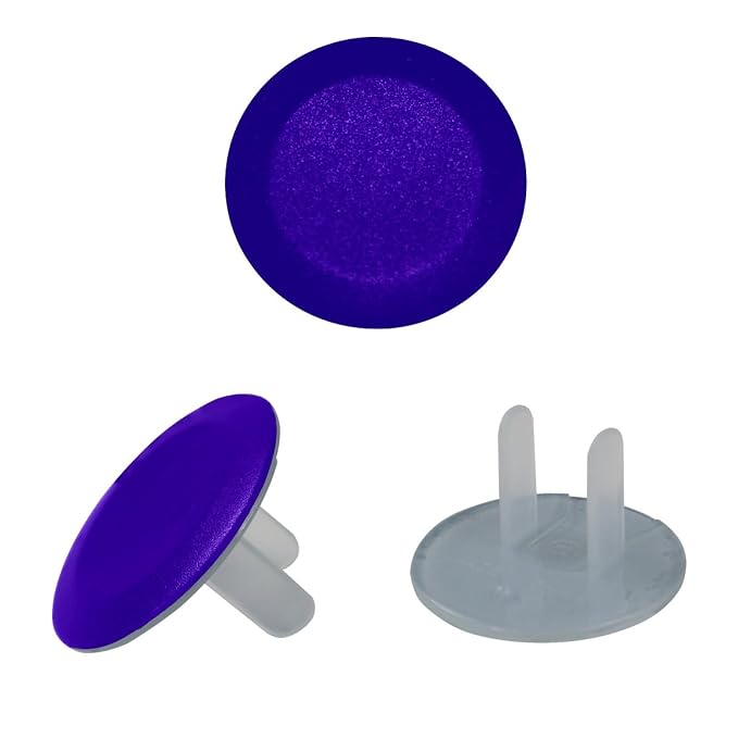 24 Pack Pure Blue Color Outlet Plug Covers Child Proof Electrical Outlets Protector - Wall Socket Protector for Baby Kids- Electrical Insulation