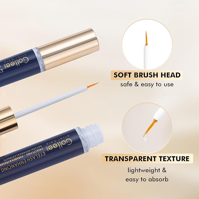 Eye Lash Serum for Fuller & Longer Looking Advanced Lash Enhancing Treatment Eyebrow Growth Support Serum with Natural Formula, 6ml (type 1)