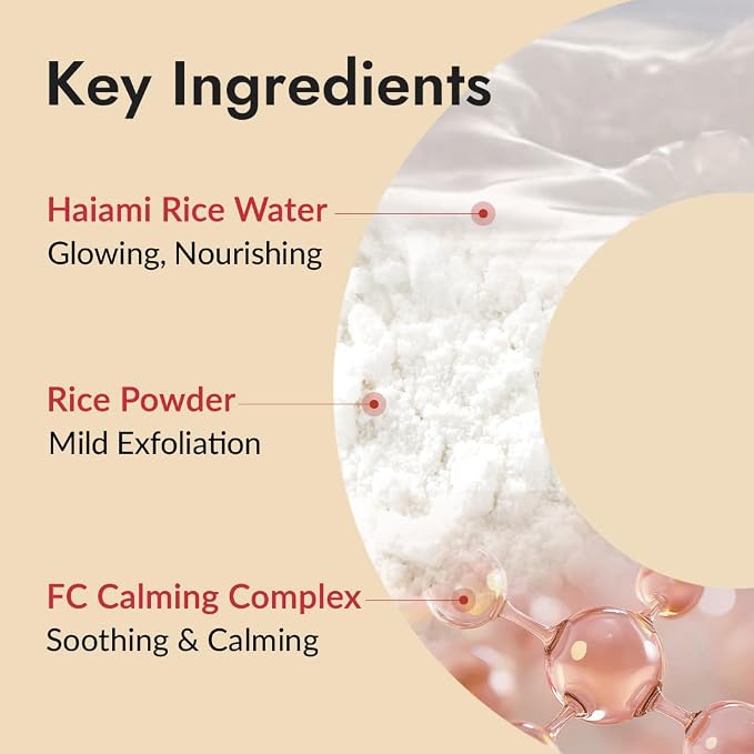 MIZON Rice Water Glow Mask Cleanser, 2-in-1 Face Wash and Mask, 5.07 fl oz | Rice Seed Water, Niacinamide, Ceramide NP, Squalane, Shea Butter for Hydrating Cleansing Korean Glass Skin