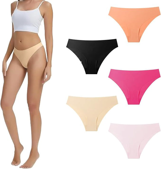 Invisible Camel Toe Thong for Women No Show Panties Panty Liners Seamless Workout Concealer Underwear