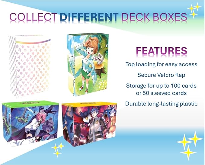 Pokemon: 100 Assorted Card Bundle - with Foils and 5 Ultra Rare (V, GX, EX) Variety - Official Pokemon TCG Deck Box Included