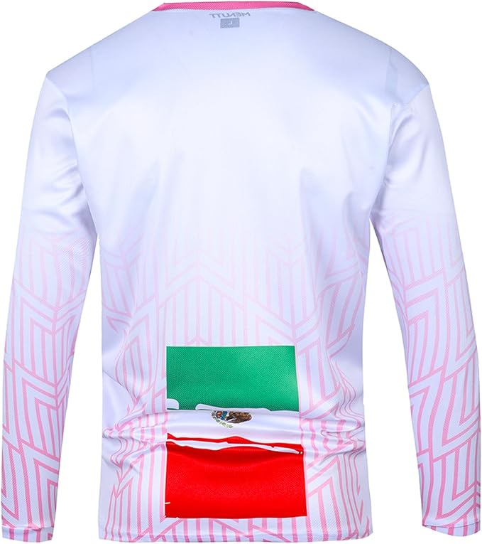 Kids Cycling Jersey Downhill Shirts for Girls Boys Clothing Long Sleeve Powersports Bike Child Mexico Bicycle MTB Tops
