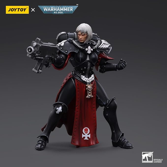 JOYTOY 1/18 Action Figures - Warhammer 40,000 Adepta Sororitas Battle Sister Sister Noyalle - 4‘’,Classic Character,Collectible,Age 15 and Above