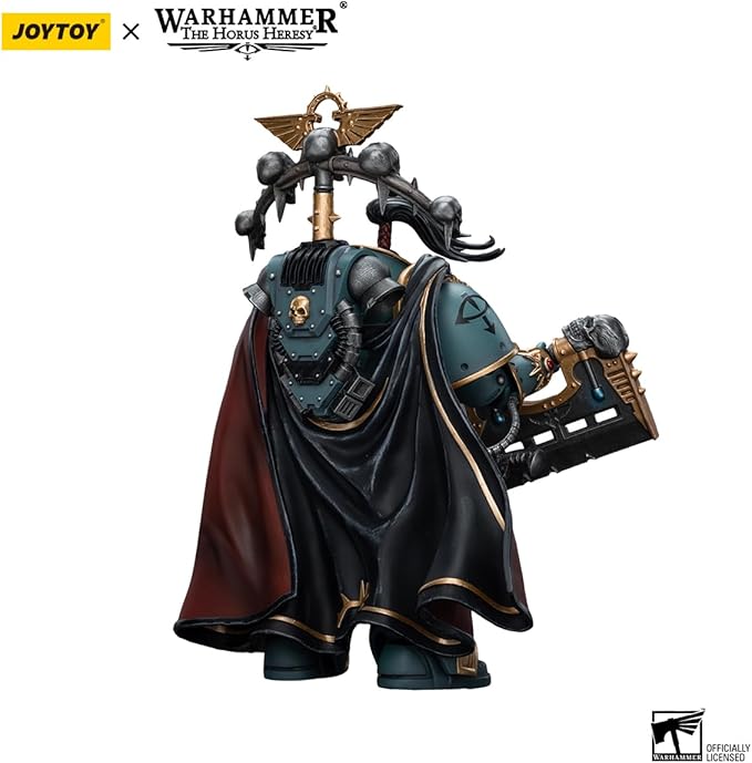 Joytoy Warhammer The Horus Heresy Sons of Horus 1:18 Action Figure Mecha Joy Toy Praetor with Power Axe Collection Model Anime 4.88 inch