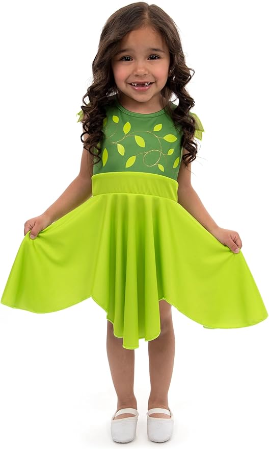 Little Adventures Tinkerbell Twirl Dress Up Costume - Machine Washable Child Pretend Play Party Dress