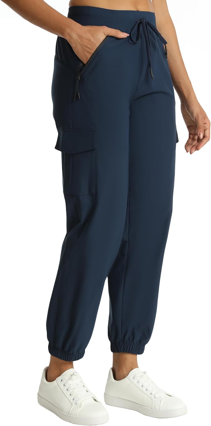 Women's Joggers Cargo Pants Lightweight Quick Dry Hiking Running Pants for Athletic Casual & Outdoor